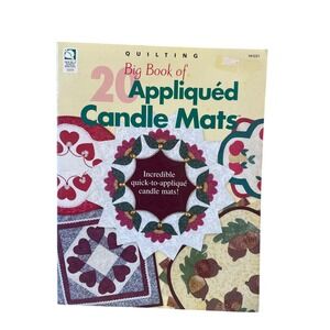 Big Book Of 20 Appliquéd Candle Mats Quilting Pattern Book